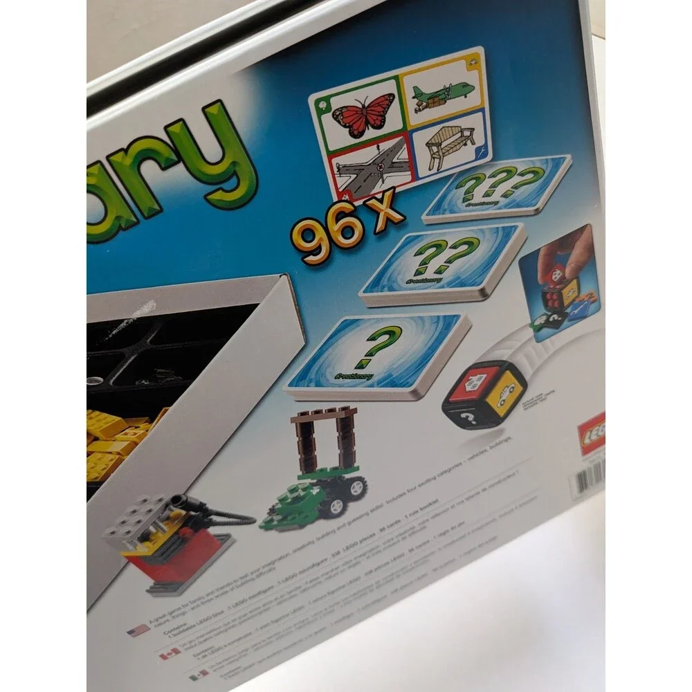 Lego Creationary Game 3844 Complete with Manual Box and Pieces Family Fun Create
